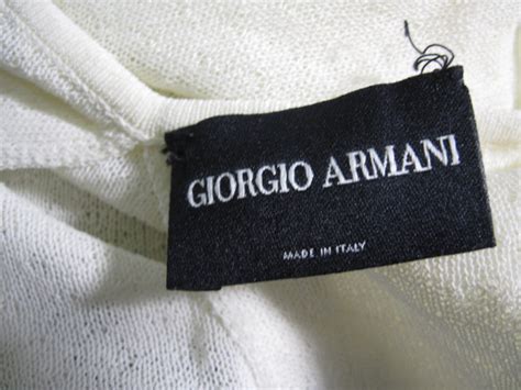 armani white réplica|armani clothing black label.